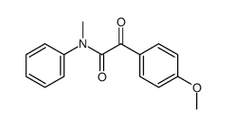 2-(4-methoxyphenyl)-N-methyl-2-oxo-N-phenylacetamide Structure