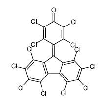 Perchloro-4-(9-fluorenylidene)cyclohexa-2,5-dienone Structure