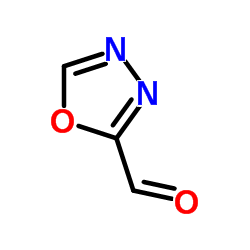 1,3,4-噁二唑-2-甲醛结构式