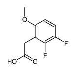 2,3-DIFLUORO-6-METHOXYPHENYLACETIC ACID Structure