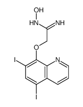 2-(5,7-diiodoquinolin-8-yl)oxy-N'-hydroxyethanimidamide Structure