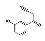 3-(3-hydroxy-phenyl)-3-oxo-propionitrile structure