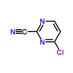 4-Chloro-2-pyrimidinecarbonitrile Structure