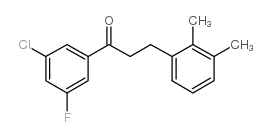 3'-CHLORO-3-(2,3-DIMETHYLPHENYL)-5'-FLUOROPROPIOPHENONE图片