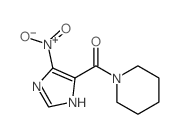 (5-nitro-3H-imidazol-4-yl)-(1-piperidyl)methanone Structure