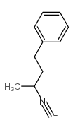 1-methyl-3-phenylpropylisocyanide结构式