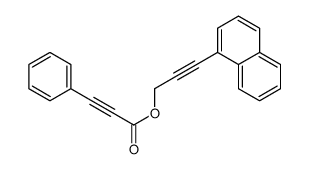 3-naphthalen-1-ylprop-2-ynyl 3-phenylprop-2-ynoate Structure