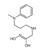 N-hydroxy-2-[3-(N-methylanilino)propylamino]acetamide Structure