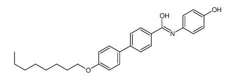 N-(4-hydroxyphenyl)-4-(4-octoxyphenyl)benzamide Structure