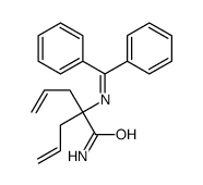 2-(benzhydrylideneamino)-2-prop-2-enylpent-4-enamide Structure