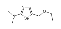 5-(ethoxymethyl)-N,N-dimethyl-1,3-selenazol-2-amine Structure