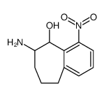 5H-Benzocyclohepten-5-ol, 6-amino-6,7,8,9-tetrahydro-4-nitro Structure