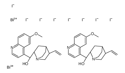 (8α,9R)-6'-methoxycinchonan-9-ol bis[tetraiodobismuthate(1-)] picture