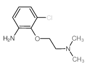 3-chloro-2-[2-(dimethylamino)ethoxy]aniline结构式