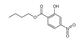 2-hydroxy-4-nitro-benzoic acid butyl ester结构式