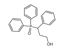 Diphenyl-<3-hydroxy-1-phenyl-propyl>-phosphinoxid结构式