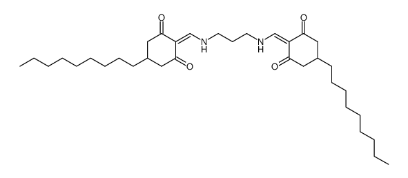 N,N'-Bis-<(4-n-nonyl-2,6-dioxo-cyclohexyliden)-methylen>-1,3-diaminopropan Structure