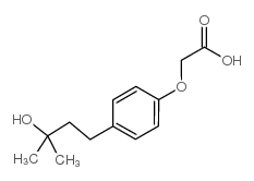 2-[4-(3-hydroxy-3-methylbutyl)phenoxy]acetic acid Structure