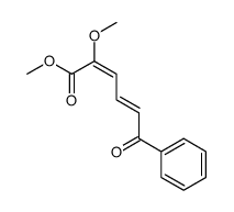 methyl 2-methoxy-6-oxo-6-phenylhexa-2,4-dienoate结构式