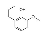 2-(1-Propenyl)-6-methoxyphenol Structure