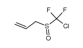 3-[(Chlordifluormethyl)sulfinyl]-1-propen结构式