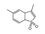 3,5-dimethyl-3a,7a-dihydro-1-benzothiophene 1,1-dioxide Structure