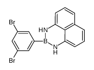 2-(3,5-Dibromophenyl)-2,3-dihydro-1H-naphtho[1,8-de][1,3,2]diazaborinine Structure