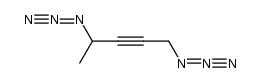 1,4-Diazido-2-pentin Structure