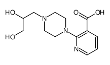 2-[4-(2,3-dihydroxypropyl)piperazin-1-yl]pyridine-3-carboxylic acid结构式