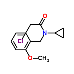 2-Chloro-N-cyclopropyl-N-(2-methoxybenzyl)acetamide picture