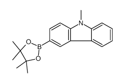 9-Methyl-3-(4,4,5,5-tetramethyl-1,3,2-dioxaborolan-2-yl)-9H-carbazole Structure