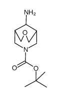 tert-butyl 9-amino-3-oxa-7-azabicyclo[3.3.1]nonane-7-carboxylate structure