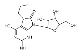 7-propyl-8-oxoguanosine structure