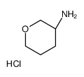 (3R)-oxan-3-amine hydrochloride structure