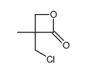 3-(chloromethyl)-3-methyloxetan-2-one结构式