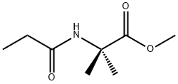 Methyl 2-methyl-N-propionylalaninate Structure