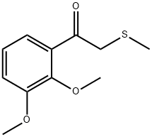1-(2,3-dimethoxyphenyl)-2-(methylsulfanyl)ethan-1-one Structure
