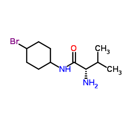 N-(4-Bromocyclohexyl)-L-valinamide Structure