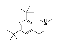 2-(2,6-ditert-butylpyridin-4-yl)ethyl-dimethylsilane Structure