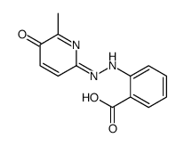 2-[2-(6-methyl-5-oxopyridin-2-ylidene)hydrazinyl]benzoic acid Structure