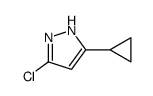 5-Chloro-3-cyclopropylpyrazole Structure