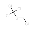 trichloro-(chloromethylsulfanyl)methane结构式