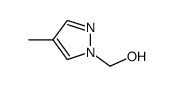 4-methyl-1H-pyrazole-1-ylmethanol结构式