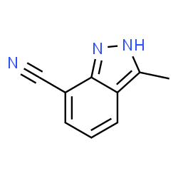 3-Methyl-1H-indazole-7-carbonitrile结构式