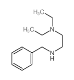 1,2-Ethanediamine,N1,N1-diethyl-N2-(phenylmethyl)-结构式