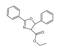 ethyl (4R,5S)-2,5-diphenyl-4,5-dihydro-1,3-oxazole-4-carboxylate结构式