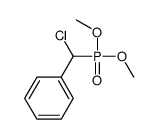 [chloro(dimethoxyphosphoryl)methyl]benzene Structure