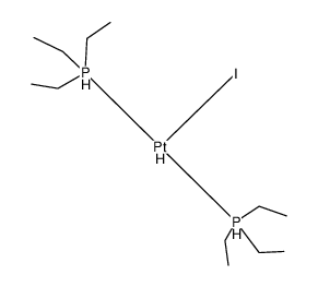 trans-hydridoiodobis(triethylphosphine)platinum(II) Structure