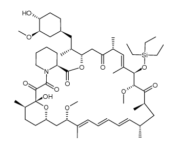 31-(triethylsilylether)rapamycin Structure