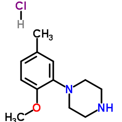 1-(2-Methoxy-5-Methylphenyl)piperazine hydrochloride structure